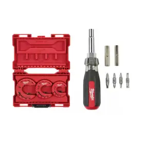 Milwaukee 744759211675 Close Quarters Copper 1/2 Inch To 1 Tubing Cutter Set And 13- In-1 Screwdrive