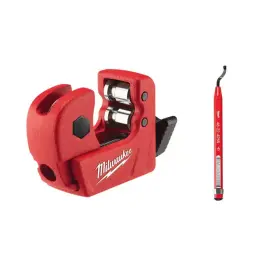 Milwaukee 744759673558 1/2 Inch Mini Copper Tubing Cutter With Reaming Pen Mil 2-piece