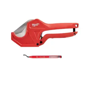 Milwaukee 744759735973 1-5/8 Inch Ratcheting Pipe Cutter With Reaming Pen 2-piece Milwaukee 744759735973 1-5/8 Inch Ratcheting Pipe Cutter With Reaming Pen 2-piece
