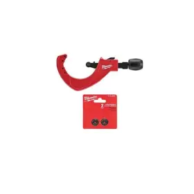 Milwaukee 882346286610 3-1/2 Inch Quick Adjust Copper Tubing Cutter With Replacement Wheels