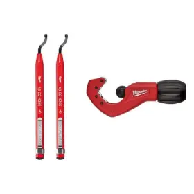 Milwaukee 882346318236 Pipe Deburring Reaming Pen Set With 1 Inch Swing Copper Tubing Cutter