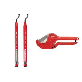Milwaukee 882346318243 Pipe Deburring Reaming Pen Set With 2-3/8 Inch Ratcheting Cutter