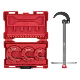 Milwaukee 888234568844 Close Quarters Tubing Cutter Set With 2.5 Inch Basin Wrench 4-piece