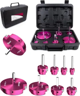 Sch40 Misurel Pprk8 8 Pcs Pvc Pipe Reamer Kit 1/2 Inch -4 Fitting Saver For Abs