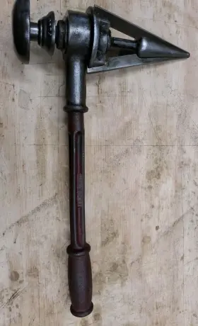 50277 Mueller Tool Co. Pat. 1898 Heavy Duty Pipe Reamer Rare W/some Original Paint