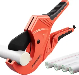 Hc-65-gzgd Noeaike 2-1/2 Inch Pvc Pipe Cutter - Heavy Duty Aluminum Ratchet Plastic