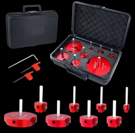 S9u06c Nqeuepn 8pcs Plastic Pipe Fitting Reamer Fit Into Std 1/2 Inch Drill And 3/8 Inch. Free Sh
