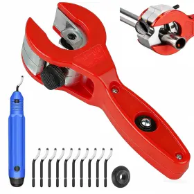 Nsioutlet 616361651005 Copper Pipe Cutter Kit With Deburring Tool Ratcheting Tubing For Hvac Pvc