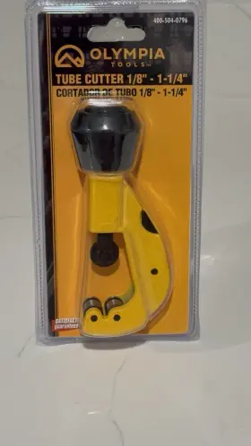 400-504-0796 Olympia Tools Tube Cutter For 1/8 In To 1-1/4 Pipes Mpn