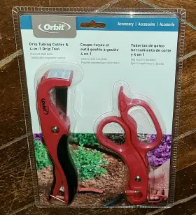67077 Orbit Drip 1-1/4 Inch Tubing Cutter And 4-in-1 Tool With Erogonomic Handles #67077