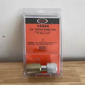 4344 Pasco 3/4 Inch Copper Sizing Tool For M Tubing Fits In Pipe Size