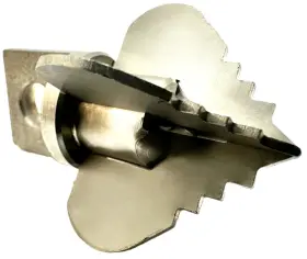 Pro-graad 850065507477 1.25 Inch Spear 4 Flute Flow Fixer Drain Cleaner Plumbing Snake Cutter Head Fo
