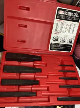 No.j9500b Proto Screw And Pipe Extractor 9 Piece Set No. 9500b
