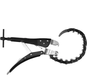 Dg10308 Qwork Tailpipe Cutter Exhaust Tube Chain Black Carbon Steel Cha Inch