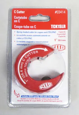 Tck1slr Reed Manufacturing 03414 Mfg 1 Inch C-cutter Copper Tubing Cutter Nip Tck1slr Reed Manufacturing 03414 Mfg 1 Inch C-cutter Copper Tubing Cutter Nip