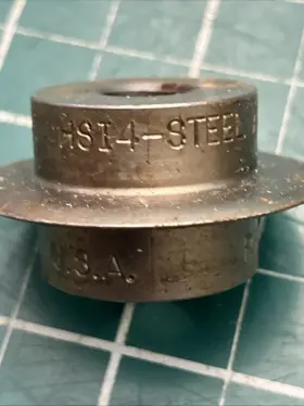 Hsi4 Reed Manufacturing 3505 Steel Cutting Wheel For H4 Hinged Pipe Cutter 1 Only