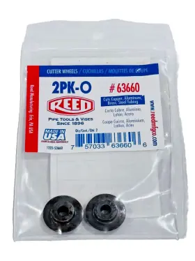 63660 Reed Manufacturing Replacement Plumbing Pipe Cutter Wheels For Ridgid / Lenox