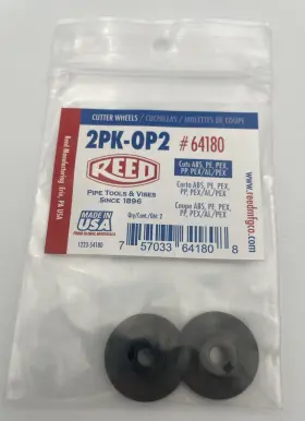 2pk-op2 Reed Manufacturing 64180 Replacement Plumbing Pipe Cutter Wheels 2 Count #64180 New