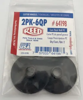 2pk-6qp Reed Manufacturing 64198 Cutter Wheels For Tubing Cutters Pe - 2 Count #64198 New