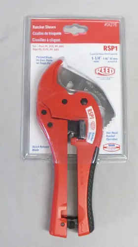 Rsp1 Reed Manufacturing 757033042766 Mfg Ratchet Shears 1-1/4 Inch Capacity Pointed Blade 04276 Nip