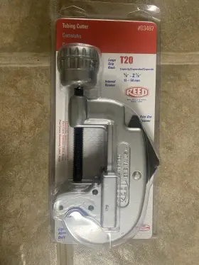 03487 Reed Mfg Nice Mfg- T20 Tubing Pipe Cutter 5/8 Inch - 2-1/8 Made In Usa