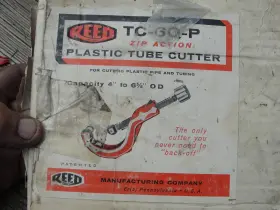 Tc6-q Reed Mfg. Tools 4 Inch To 6-5/8 Quick Adjust Pipe Tubing Cutter No. Vg