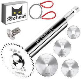 B023-hex Richcat Pvc Pipe Inside 1/4 Inch Hex Shank 4 Saw Blades Wire Silver