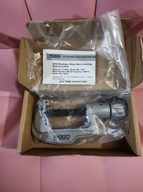 Ridgid 095691318039 65s Stainless Steel Quick-acting Tubing Cutter 1/4 To 2-5/8 Inch New In Box