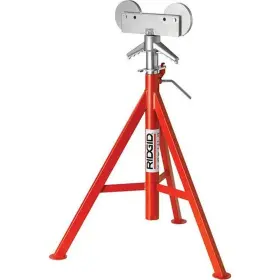Ridgid 095691566676 56667 Rj 98 Roller Head Low Pipe Stand 23 Inch 41 Height Adjustment