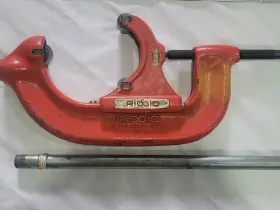 1-185-1 Ridgid No. 6-s Pipe Cutter 4-6 Inch Cutting Capacity Heavy Duty Usa