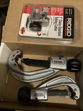 151-152-thumb Ridgid 162-thumb Cutter Lot Of 3 Quick Acting Tubing Small Light Use