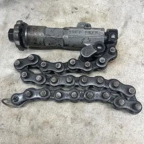 238-p Ridgid Ratcheting Chain Soil Pipe Cutter - 1 1/2 To 8 Inch Cutting Capacity