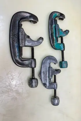 32955 Ridgid Model No. 40 30 20 Screw Feed Tubing Pipe Cutter Lot Of 3