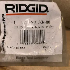 33680 Ridgid Cutter Pin