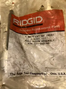 34080 Ridgid 34595 Tool Company #34080 Feed Screw Got The 131 Cutter