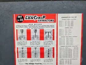 35590 Ridgid Model 25 Screw And Pipe Extractor Set