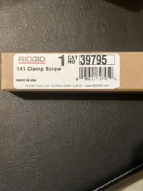 141-161 Ridgid 39795 Screw Clamp With Clip For Model