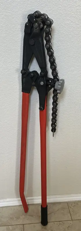59698 Ridgid Model 286 Soil Pipe Cutter 1 1/2 Inch To 6 Single Stroke Excellent