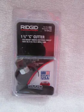 T-205 Ridgid 63005 1-3/8 Inch C Grease Cutter Drain Cleaning Tool
