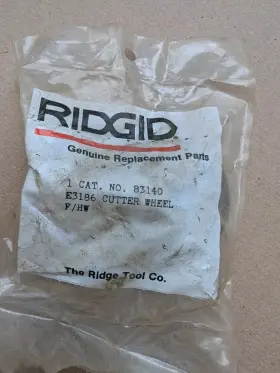 E3186 Ridgid 83140 - F/hw Curved Replacement Pipe Cutter Wheel