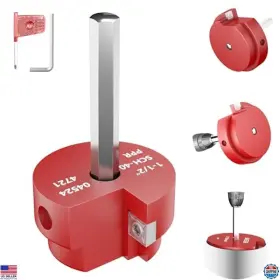 B0d9wcb2r3 Ridgid Pvc Pipe Reamer Tool 1-1/2 Inch Head Aluminum 3/8 Hex Shaft Plumbing Saver