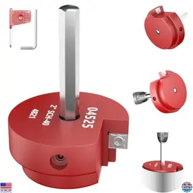 B0d9wd6spv Ridgid Pvc Pipe Reamer Tool 2 Inch Head Aluminum 3/8 Hex Socket Saver For Plumbing