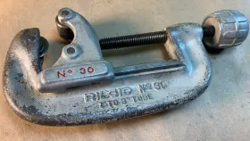 No-30 Ridgid Vintage Working - No 30 Tubing Pipe Cutter 1 Inch -3 Made In Ohio Usa