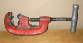 No.42a Ridgid Used Four Wheel Heavy Duty Pipe-tube Cutter 3/4 Inch -2 -made In Usa