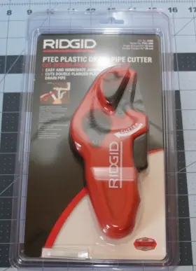 Ptec3000 Ridgid Plastic Drain Pipe Cutter