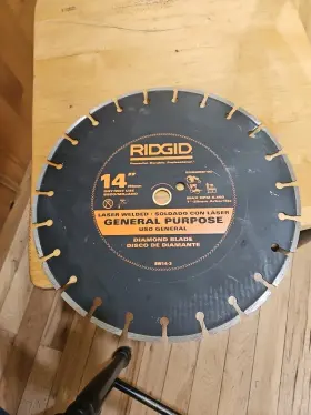 Sw14-3 Ridgid 14 Inch Concrete Blade