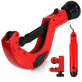 Sandor 850021343149 3pcs Tubing Cutter Set With Fast Quickadjust 1/4 Inch To 21/2 Outside Diam. For Cop