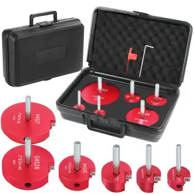 Sliyxtwio 768415850145 6 Pcs Pvc Pipe Reamer Kit - Plastic Fitting Saver With 3/4ftft 1ftft 1-1/2