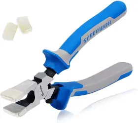 Grp8-248 Speedwox Glass Running Pliers With Rubber Blue&gray