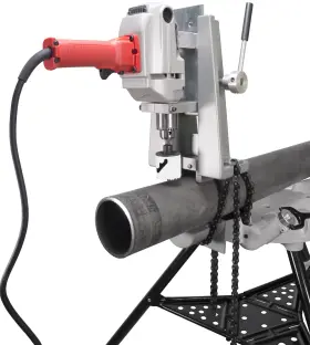 1660 Steel Dragon Tools 817482026257 Hcb 200 Pipe Hole Cutter With Milwaukee Drill